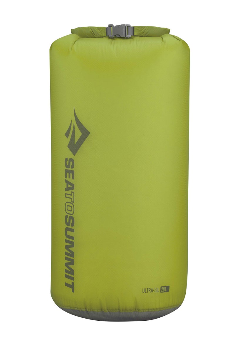 Sea to Summit Ultra-Sil Dry Sack, Ultralight Dry Bag, 20 Liter, Kiwi Green - Image 1